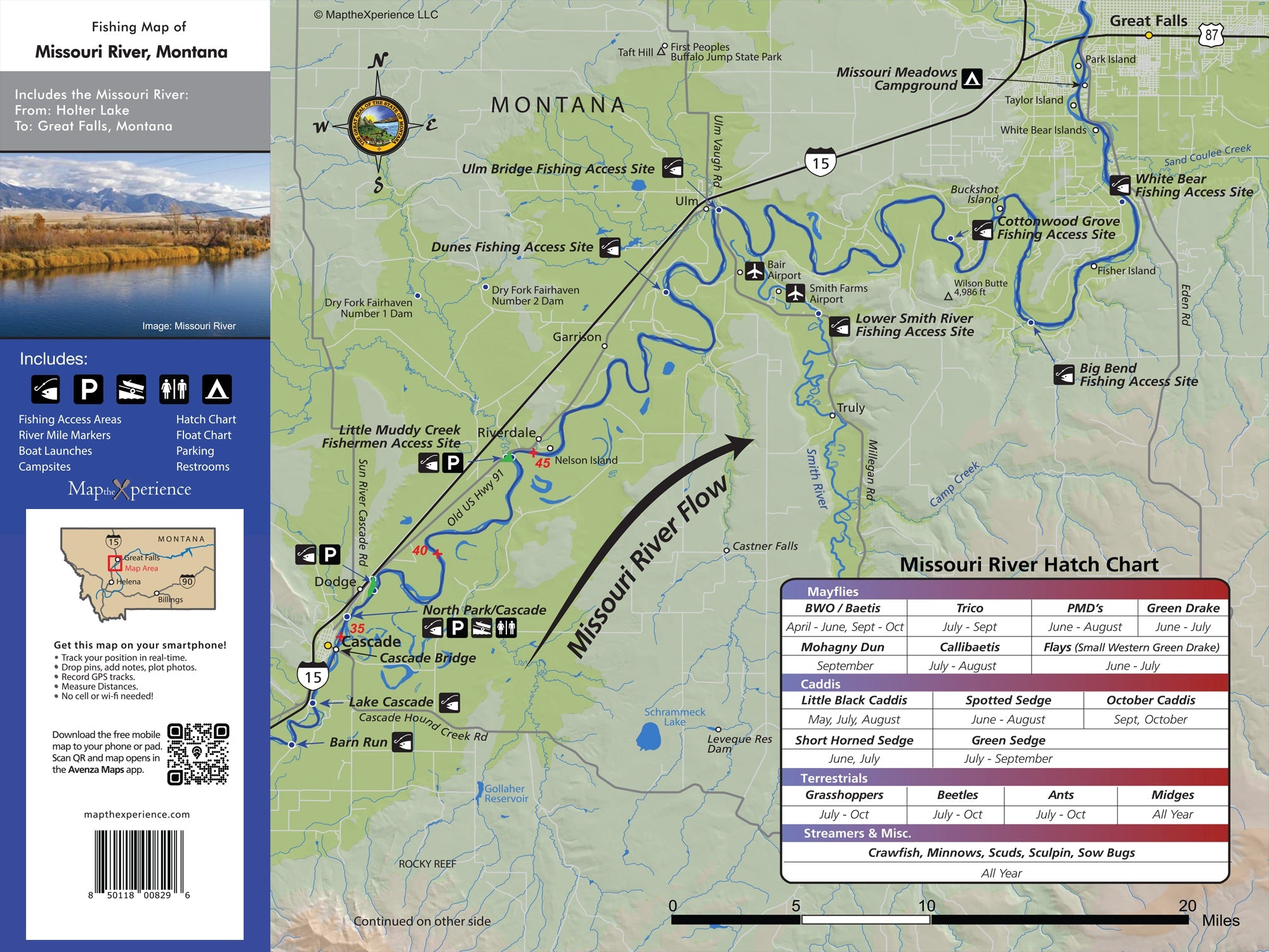 Missouri River Montana Fly Fishing Map | Public Access Guide