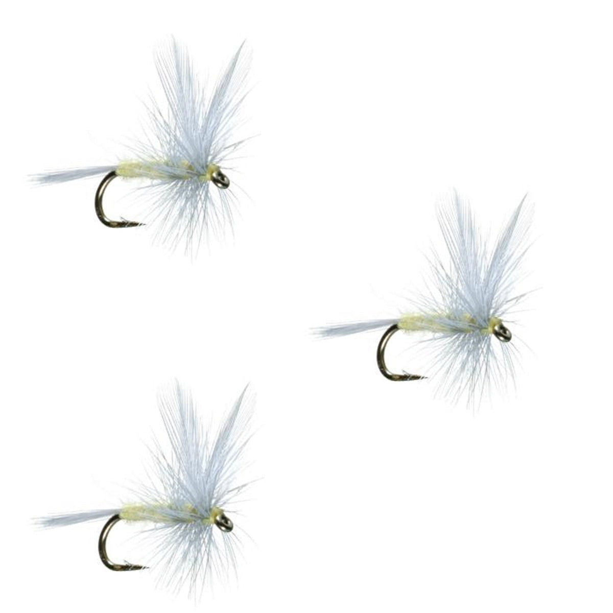 3 Pack Pale Morning Dun PMD Classic Dry Fly - Hook Size 16