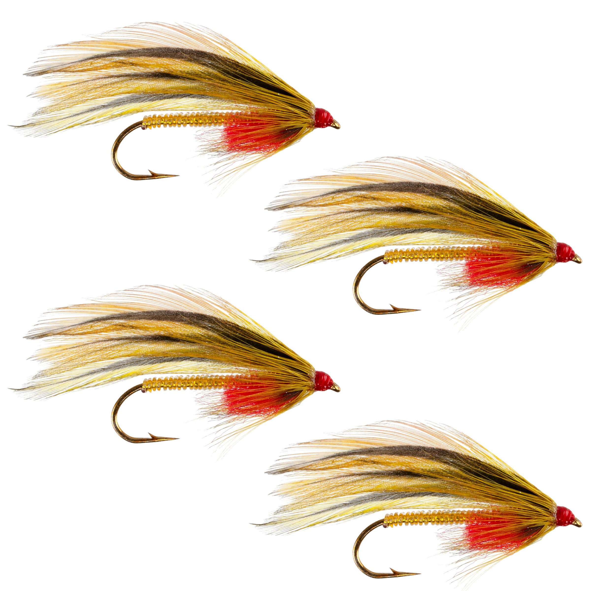 Platte River Special Classic Streamer Flies - Set of 4- Hook Size 4