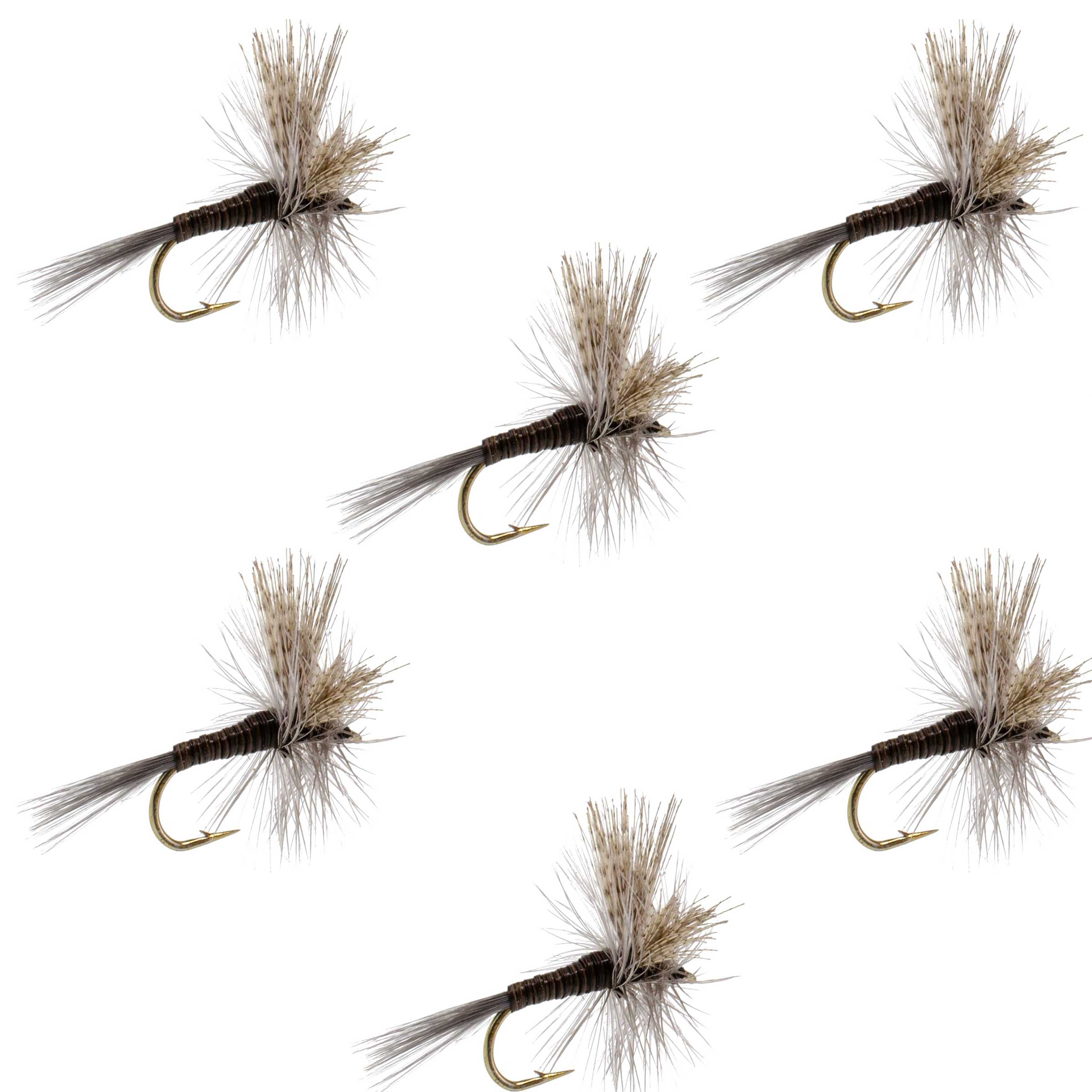 Quill Gordon Classic Dry Fly - 6 Flies Size 16 (Copy)