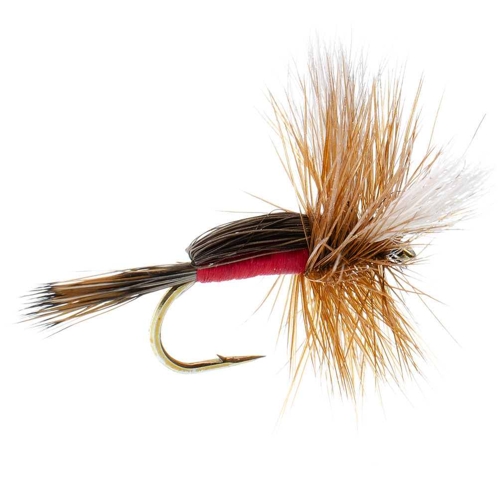 Royal Humpy Classic Hair Wing Dry Fly - 6 Flies Hook Size 12