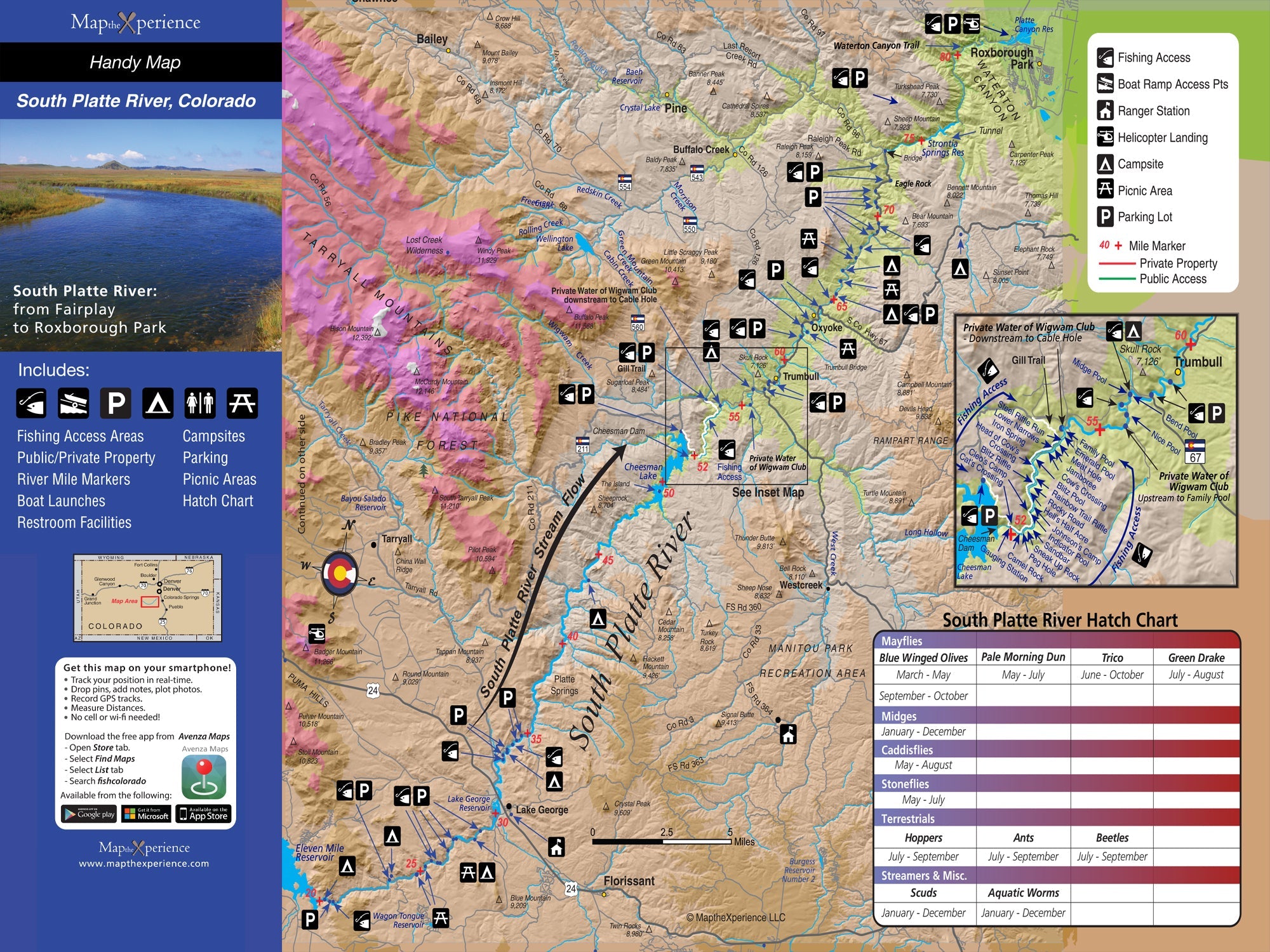 South Platte River Colorado Fly Fishing Map | Public Access Guide