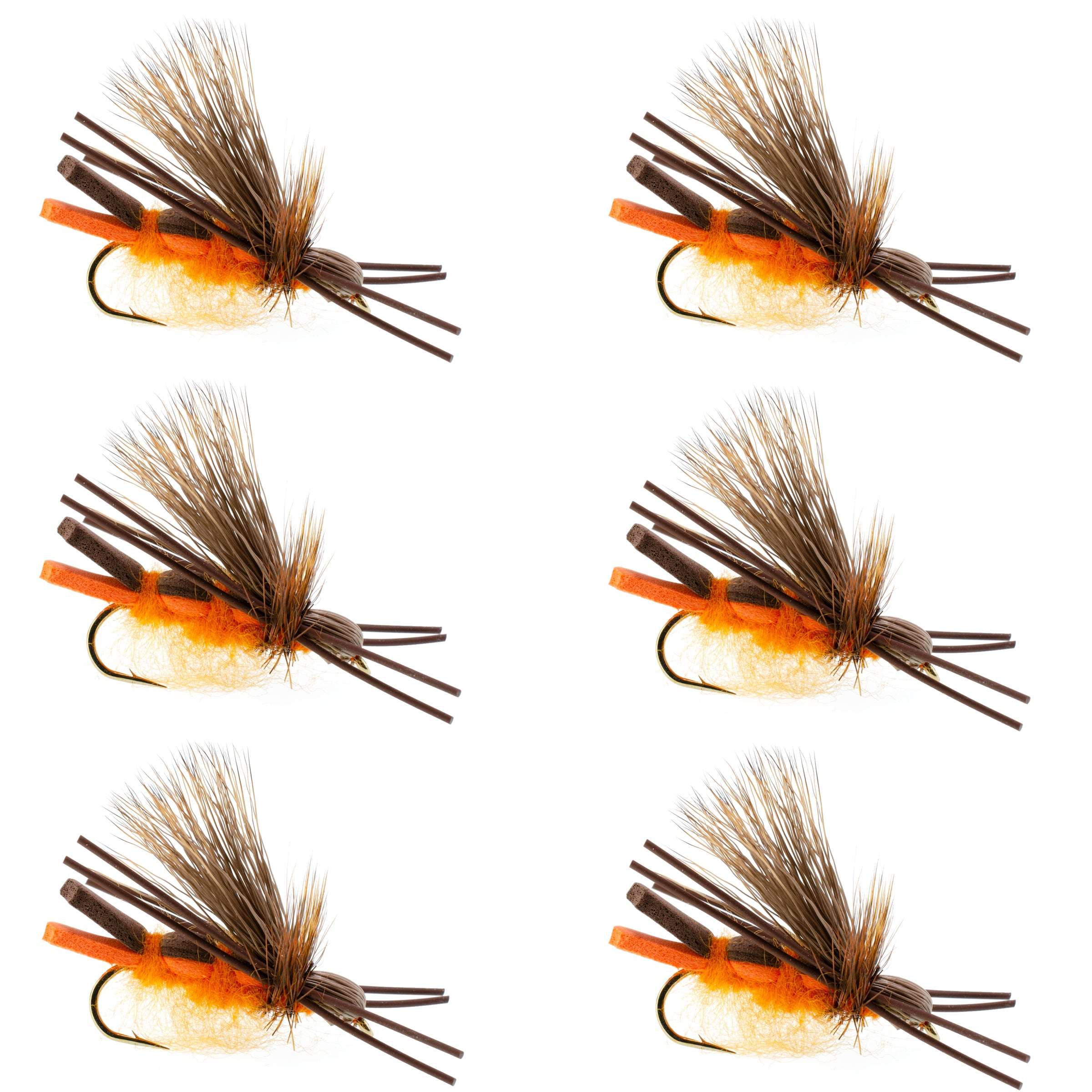 West Fork Salmonfly Stone - Stonefly Dry Fly - 6 Flies Hook Size 6