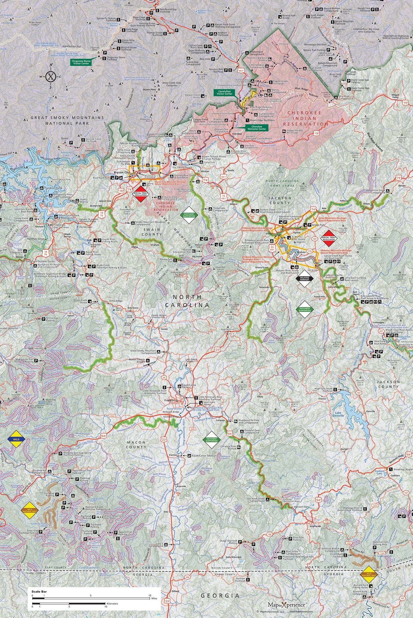 Western North Carolina Fly Fishing Map | Public Access Guide