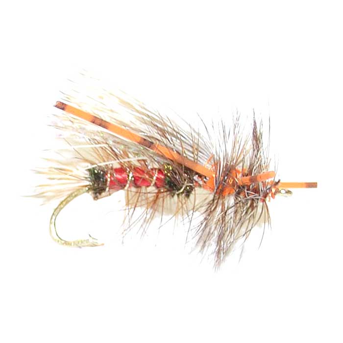 3 Pack Kaufmann's Royal Crystal Stimulator Rubber Legs Dry Fly - Hook Size 16