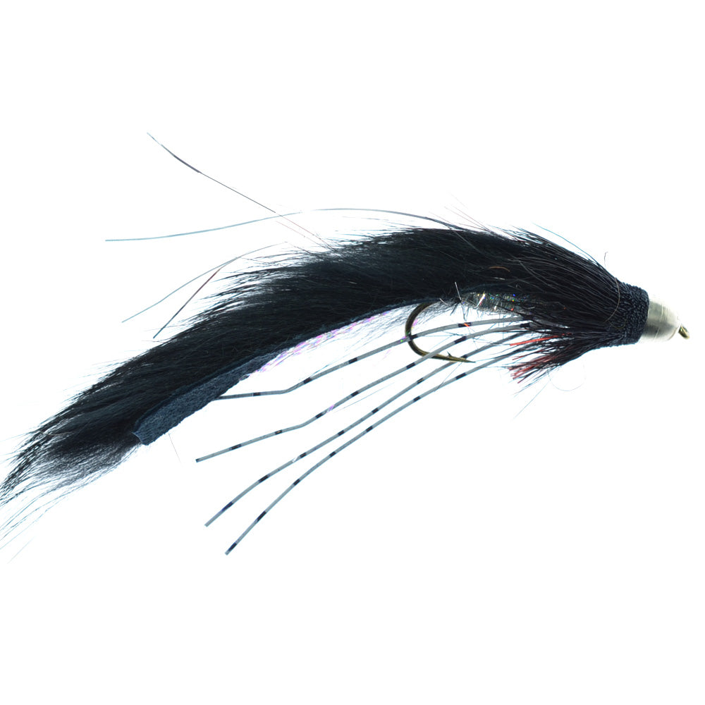 3-pack Bead Head Bouface Size 6 Marabou Bunny Streamer Olive Trout