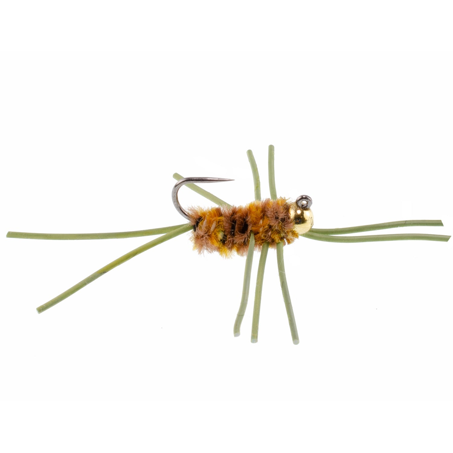 Cuentas de tungsteno Jigged Pat's Rubber Legs Surtido de moscas para pesca con mosca, patrón de mosca húmeda para trucha y lubina, 14 moscas, 7 colores, tamaño de anzuelo 10 