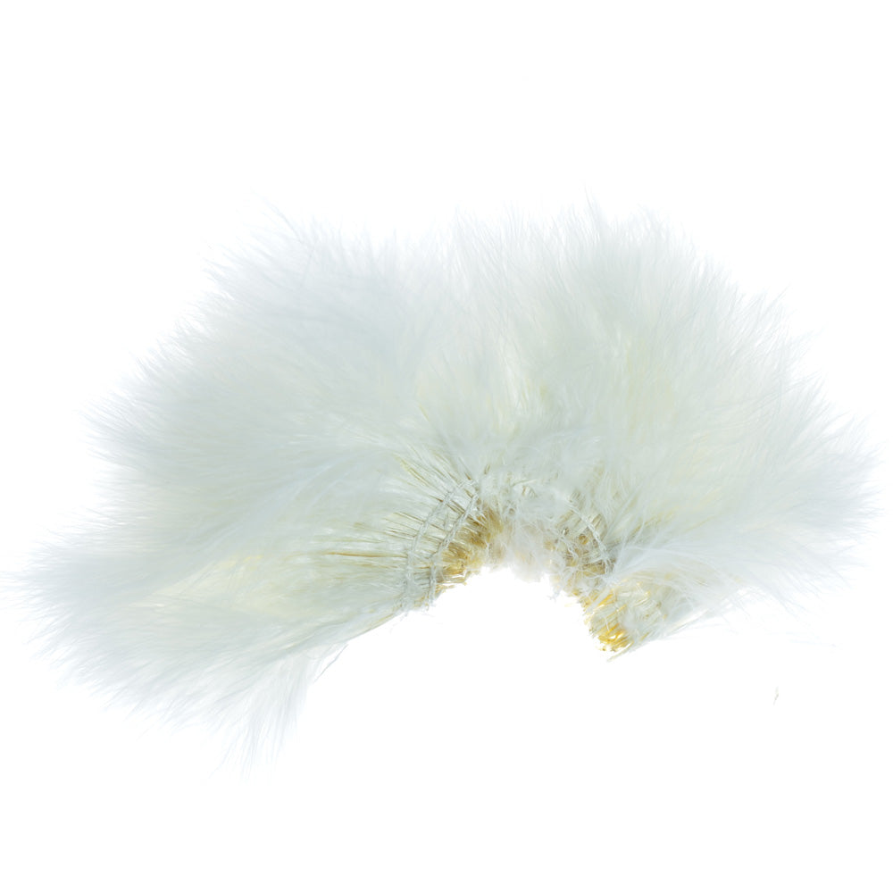 Select Strung Long Spey Marabou Master Pack - 4 Colors - White Dark Br