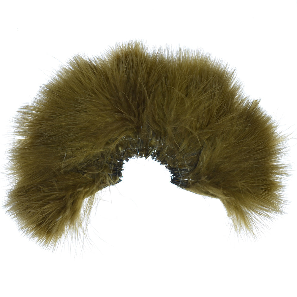 Select Strung Long Spey Marabou Master Pack - 4 colores - Blanco Marrón oscuro Sculpin Oliva Negro
